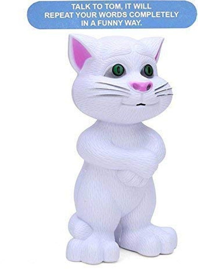 12FOR COLLECTION Talking Tom Toy for Kids Speaking Robot Cat Repeats What You Say/Talking Intelligent Touching Talking Tom for Boys and Kids - Image 3